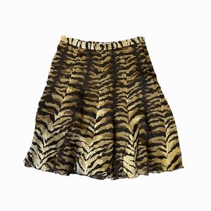Moschino Cheap And Chic Tiger Print Skirt